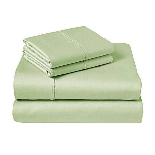 310TC Fusion Cotton Percale Sheet Set Moss King