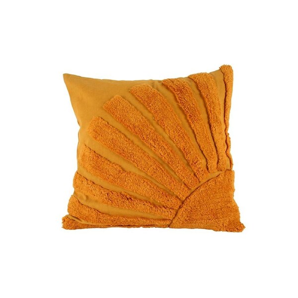 Maine & Crawford Barbie 50x50cm Cotton Fringed Cushion Sofa/Bed Pillow Yellow