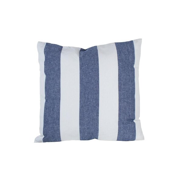 Maine & Crawford Huso Stripe 50x50cm Cotton Cushion Pillow Sofa Decor Navy/White