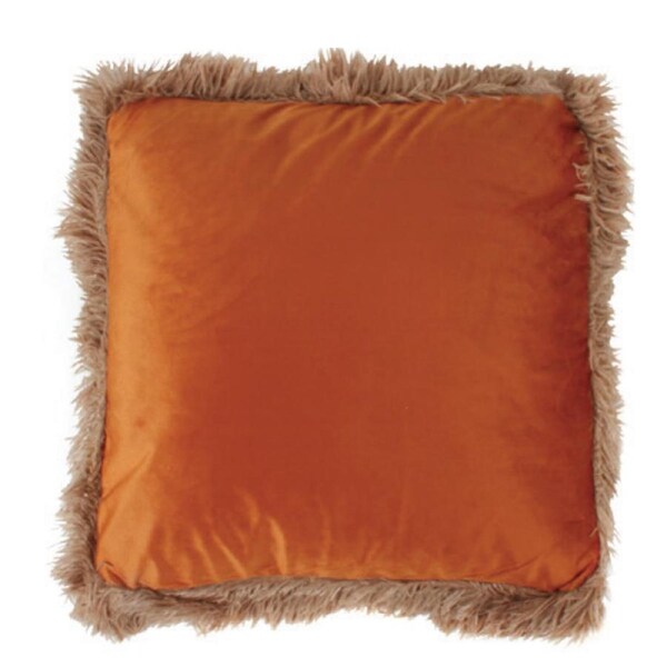 Maine & Crawford Kareem 50x50cm Soft Cushion w/ Fringing Sofa/Bed Pillow Gold