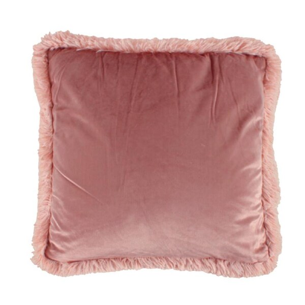 Maine & Crawford Kareem 50x50cm Soft Cushion w/ Fringing Sofa Pillow Dusty Pink