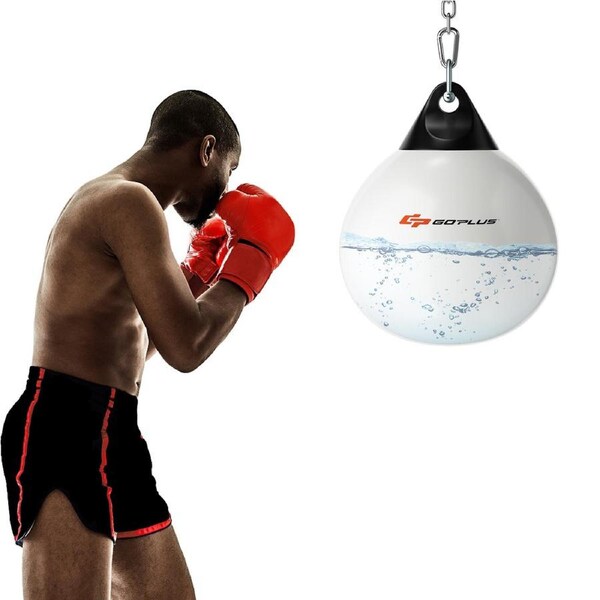 Costway 50kg Water Punching Bag Aqua Boxing Bag Heavy Duty Punch Bag w/Chain Home Gym Outdoor