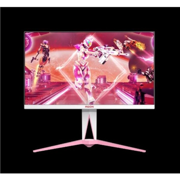AOC AG275QXR 27' Pink Special Eddition IPS 2K ,1ms, 170Hz , Free-Sync Premium HDR 400 ,HDMI2.0,DP, USB hub 3.2 x 2 Monitor