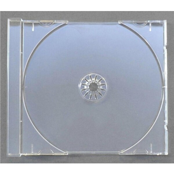 100 x Single Jewel CD Case CLEAR TRAY ONLY (no clear case)