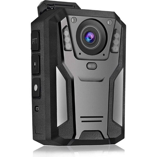Aolbea 1440P QHD Police Body Camera Built-In 64GB Record Video Audio Picture 2.0" LCD Infrared Night Vision,3300 Mah Battery Waterproof Shockproof Lightweight Data-Encrypt for Law Enforcement Record