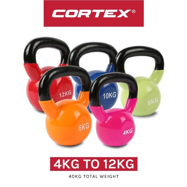 CORTEX 4kg-12kg Kettlebell Vinyl