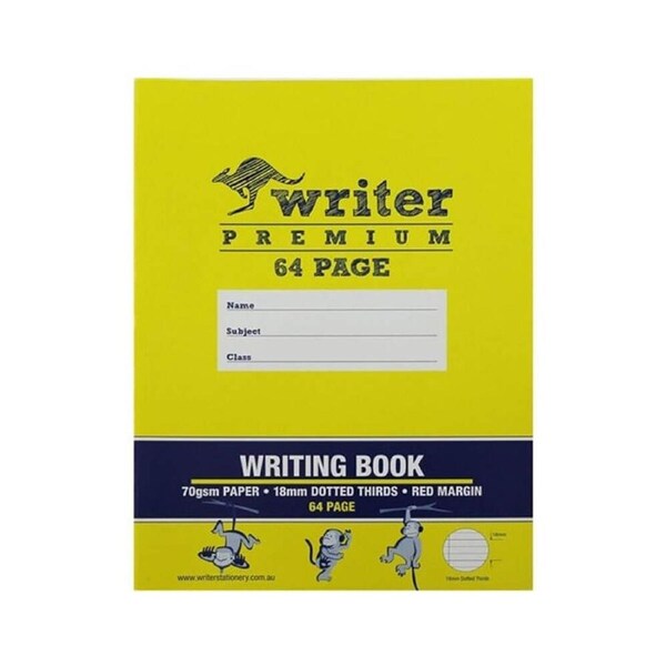 Writer Premium Writing Book 8mm Dotted (64 Pages)