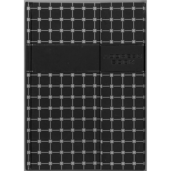 Ozcorp Argyle Hard Cover Address Book 124 Pages (A5)