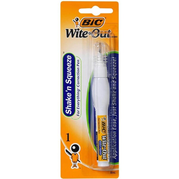 BiC Wite Out Shake & Squeeze Correction Pen 8mL