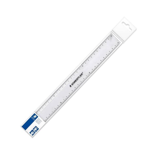 Staedtler Plastic Ruler 30cm (Clear)