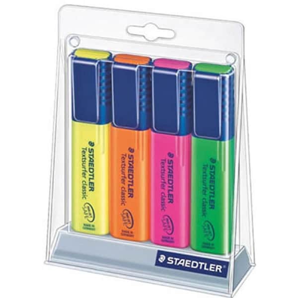 Staedtler Textsurfer Classic Highlighters 4pk (Assorted)