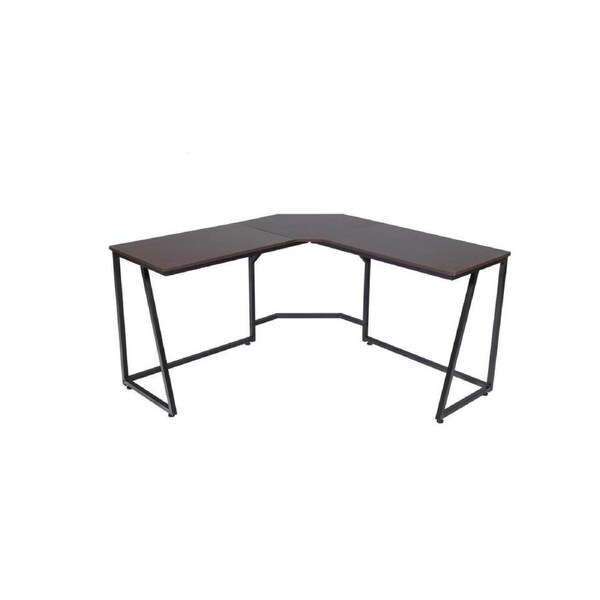 YES4HOMES Corner Computer Desk, Sturdy Home Office Gaming Desk for Laptop, Modern Simple Style Writing Table, Multipurpose Workstation
