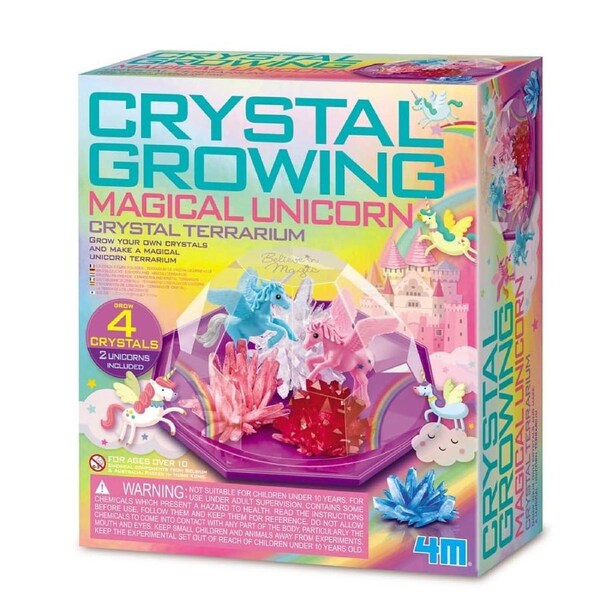 4m - Crystal Growing - Magical Unicorn Crystal Terrarium