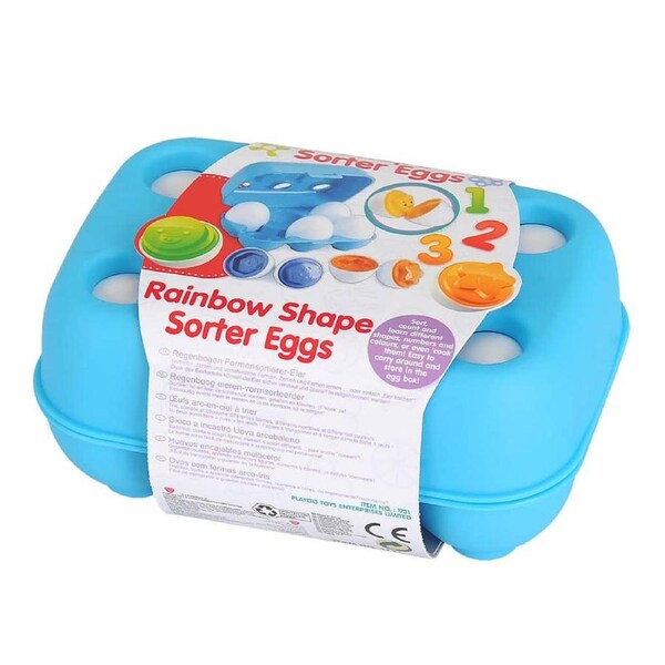 Playgo Toys Ent. Ltd. - Rainbow Shape Sorter Eggs