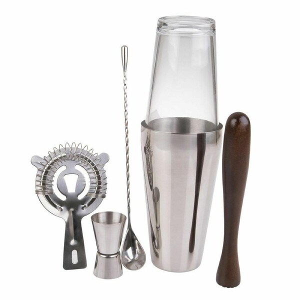 Bartender 5-Piece Boston Cocktail Set