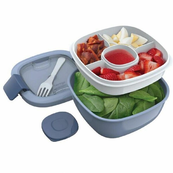Bentgo Salad All In One Salad Container Slate