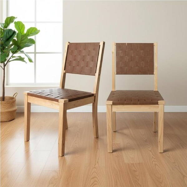 1 Set of 2 Levede Retro Accent Dining Chairs