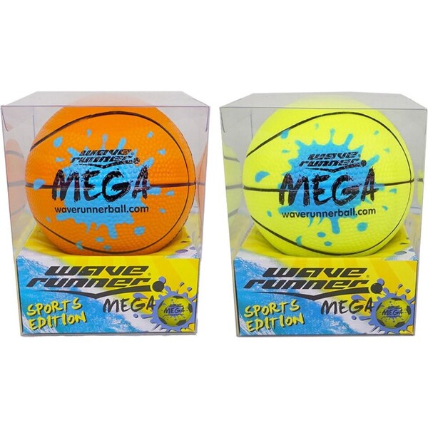 2x WaveRunner 9cm Mega Sport Ball Swimming/Beach Kids/Children Outdoor Water Toy
