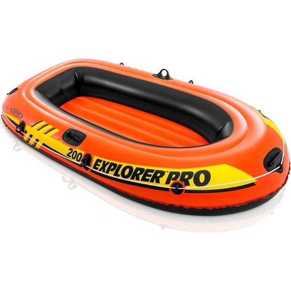 Intex Explorer Pro 200 Inflatable 196x102cm Boat Kids Water Outdoor Toy Orange