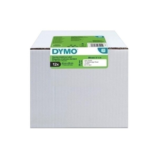 Dymo DY LW Std Add Lbl 28X89mm Pk12