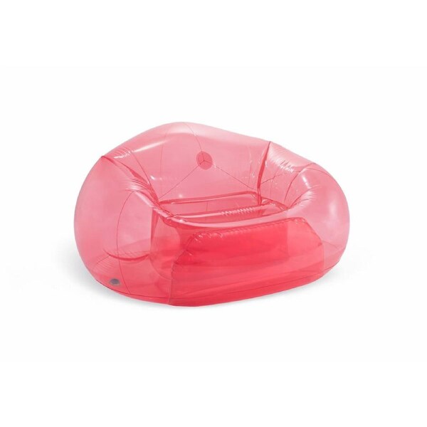 Intex Transparent Pink Beanless Bag 66501