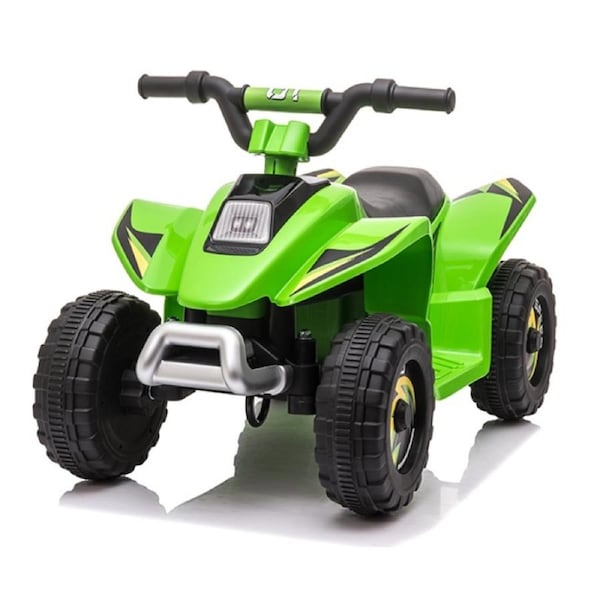 6V Kids Electric Ride On ATV Quad Bike 4 Wheeler Toy Car - Green