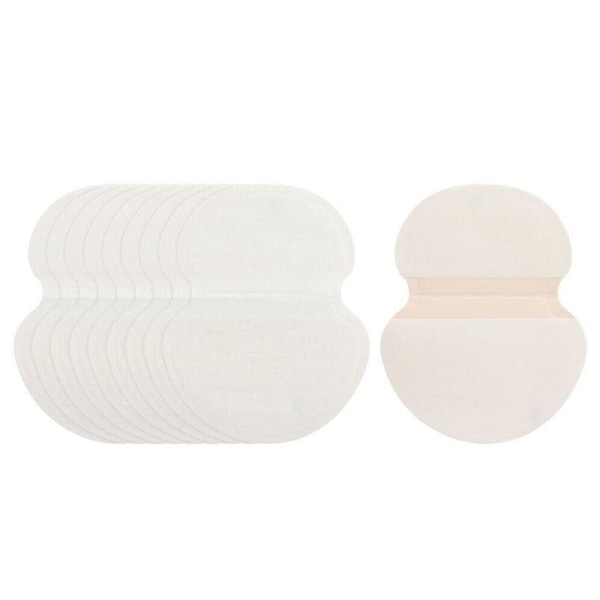 40pcs Underarm Armpit Sweat Pads Stickers Summer Shield Guard Absorbing White
