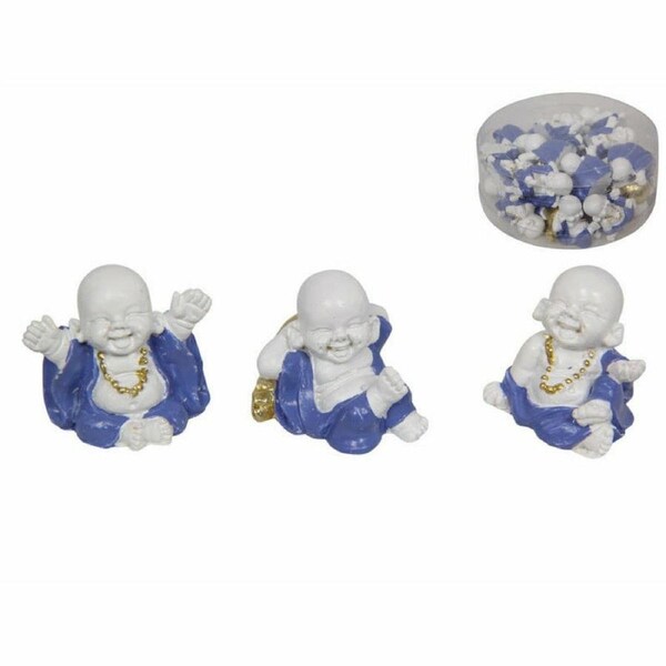 Miniature - Blue & White Buddha