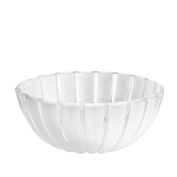 Guzzini Dolcevita 25cm/3L Plastic Food/Snack Salad Bowl Large Mother of Pearl