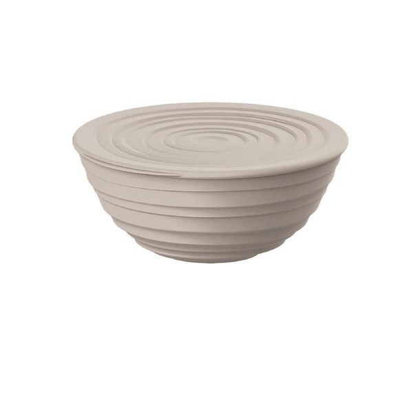 Guzzini Earth Tierra 1.09L/18cm Bowl Food/Snack Container w/ Lid Medium Taupe