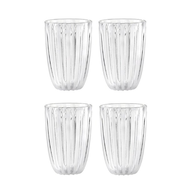 4pc Guzzini Dolcevita 470ml Tumblers Water/Juice Drink Glasses Mother of Pearl