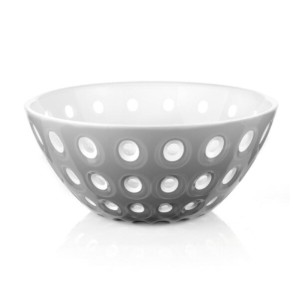 Guzzini Le Murrine Plastic 25cm Serving Bowl Food/Salad Container Grey/White