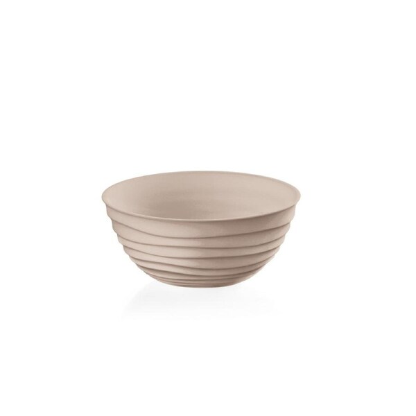 Guzzini Tierra Plastic 12.2cm/348ml Round Soup/Rice Bowl Container Small Taupe
