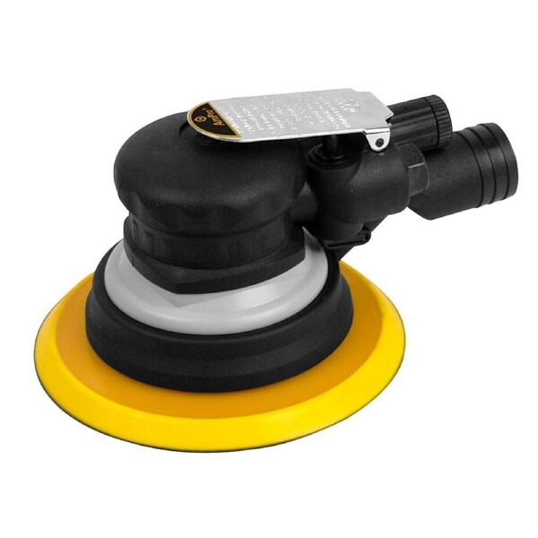 Ampro A4266 6" Air Palm Orbital Sander Central Vacuum Sanding Tool Swirl-Free