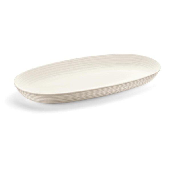 Guzzini Earth Tierra 41cm/5L Plastic Serving Tray Food/Snack Platter Dish White