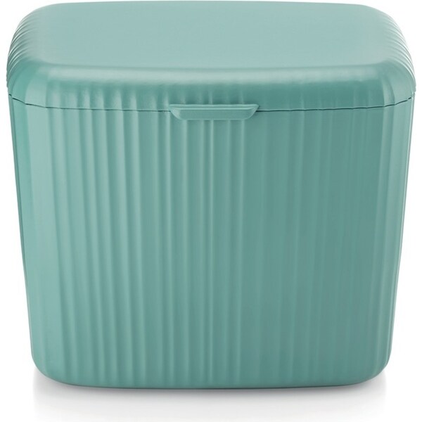 Guzzini Eco-Kitchen 24cm Bio Wasty Food Waste Caddy w/ Lid Container Sage Green