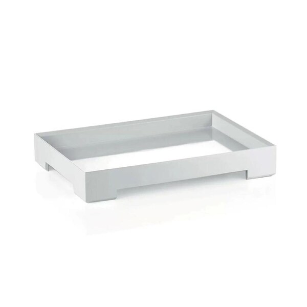 Guzzini Icons Essence 46cm Stackable Plastic Serving Food Tray/Plate Large White