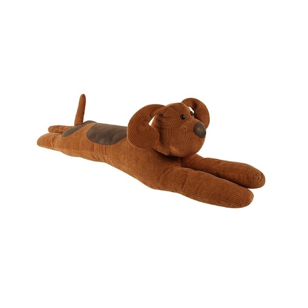 Maine & Crawford Chilli Dog 80x20cm Door Snake Wind Excluder Draught Decor Brown