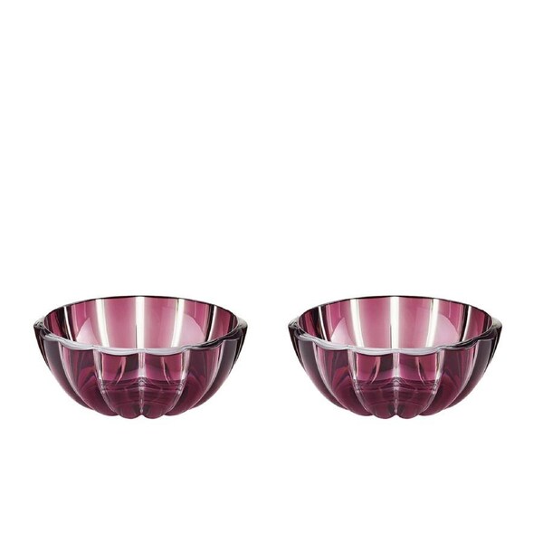 2x Guzzini Dolcevita 12cm/300ml Plastic Snack Salad Bowl Container Small AME