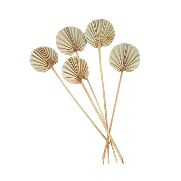 3pc Maine & Crawford 55cm Artificial Palm Fake Faux Plant Home Decor Natural