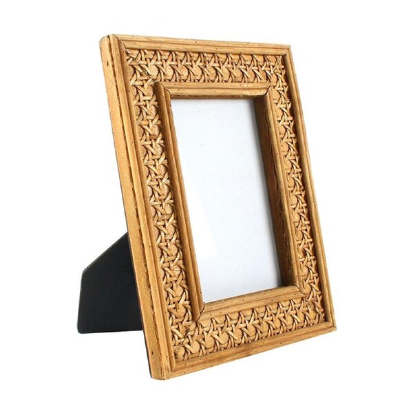 Maine & Crawford Ierne 23x18cm Rattan Picture Frame Photo Display Decor Natural