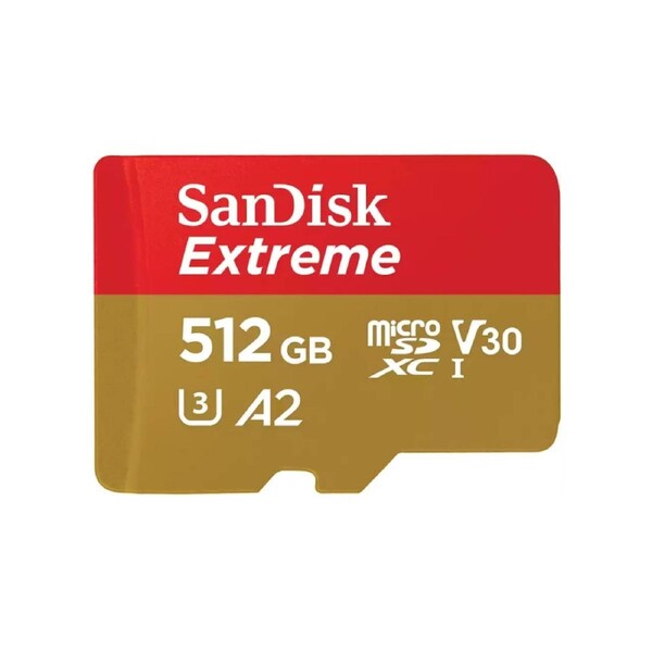SanDisk Extreme MicroSDXC 512GB 190MB/s Memory Card