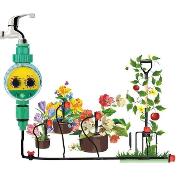 Electronic Water Tap Timer For Garden Hose AUTO Watering Irrigation Controller