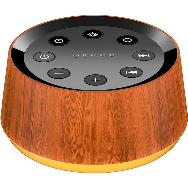 Brownnoise Sound Machine with 30 Soothing Sounds 12 Colors Night Light White Noise Machine for Adults Baby Kids Sleep Machines with 36 Volume Levels Memory Function 5 Timers for Home Office Travel