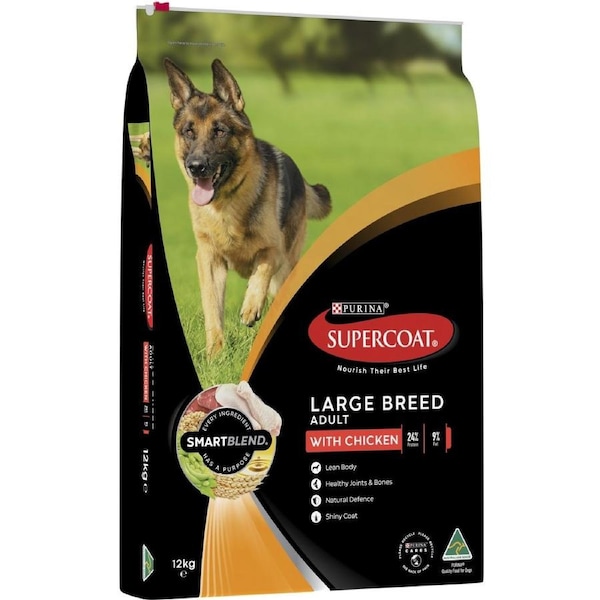 Supercoat Smartblend Adult Large Breed Dog Food With Chicken 12kg