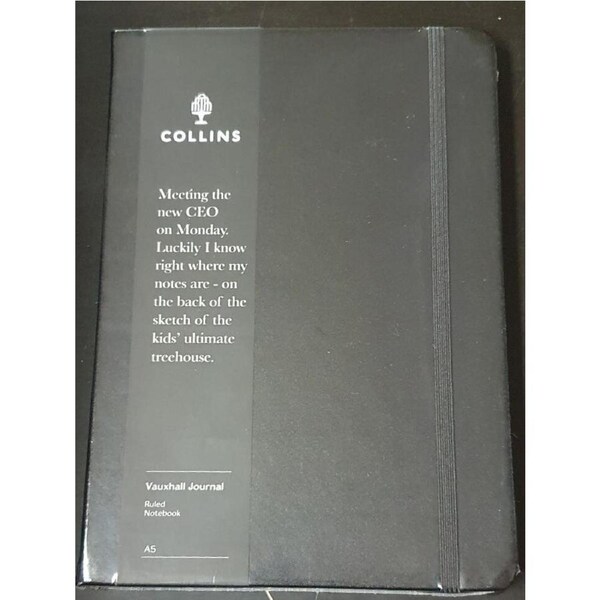 Debden Journal Vauxhall A5 Ruled Black VJ5P.U99