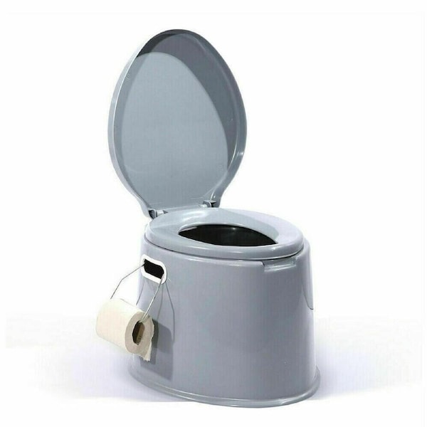 Portable Toilet Camping Potty Caravan Travel Camp Boating Tent Hiking - 6L