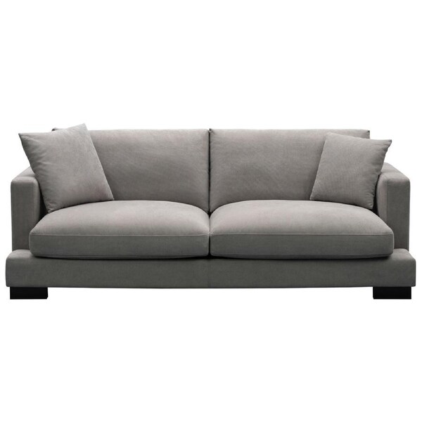 Royalty 3 Seater Sofa Fabric Uplholstered Lounge Couch - Grey