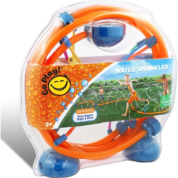 Go Play Wigglin 3.6m Water Sprinkler Kids Outdoor Backyard Fun Game Toy 3y+