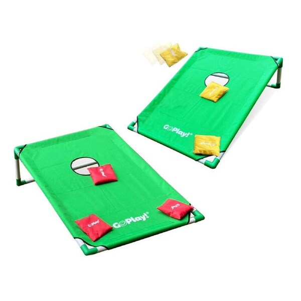 Go Play Portable 90.5cm Bean Bag Toss Fabric Target w/ Bags Kids Outdoor Toy 5y+